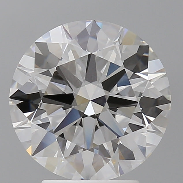 3.57 Carat Round Shaped, Ideal Cut, F Color, VVS2 Clarity, IGI Certified Lab Grown Diamond