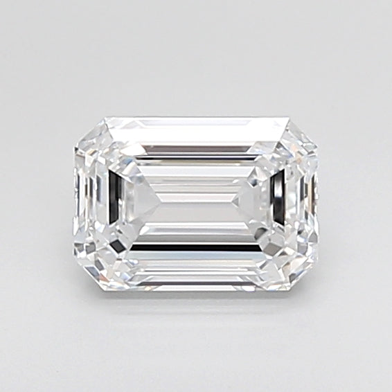 1.55 Carat Emerald Shaped, Ideal Cut, E Color, VVS2 Clarity, IGI Certified Lab Grown Diamond