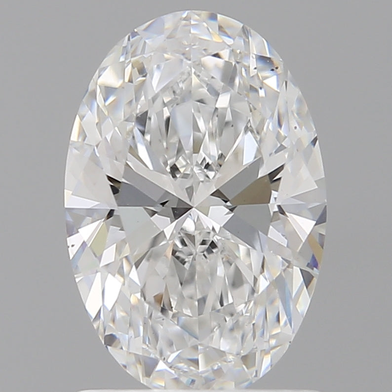 1.51 Carat Oval Shaped, Ideal Cut, D Color, VS2 Clarity, IGI Certified Lab Grown Diamond