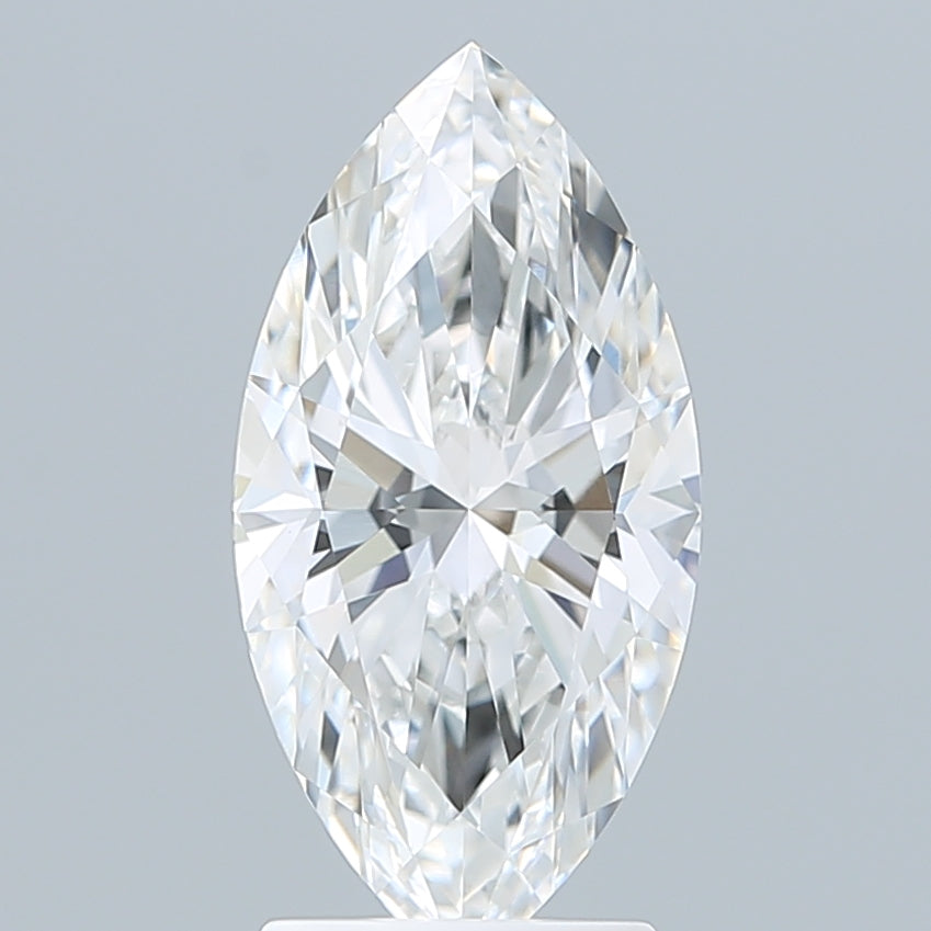 2.42 Carat Marquise Shaped, Ideal Cut, E Color, VVS2 Clarity, IGI Certified Lab Grown Diamond