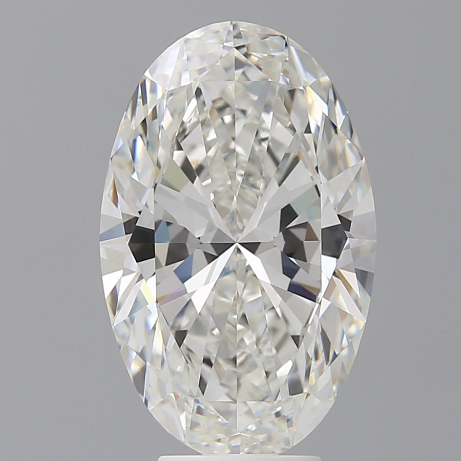 6.09 Carat Oval Shaped, Ideal Cut, F Color, VVS2 Clarity, IGI Certified Lab Grown Diamond