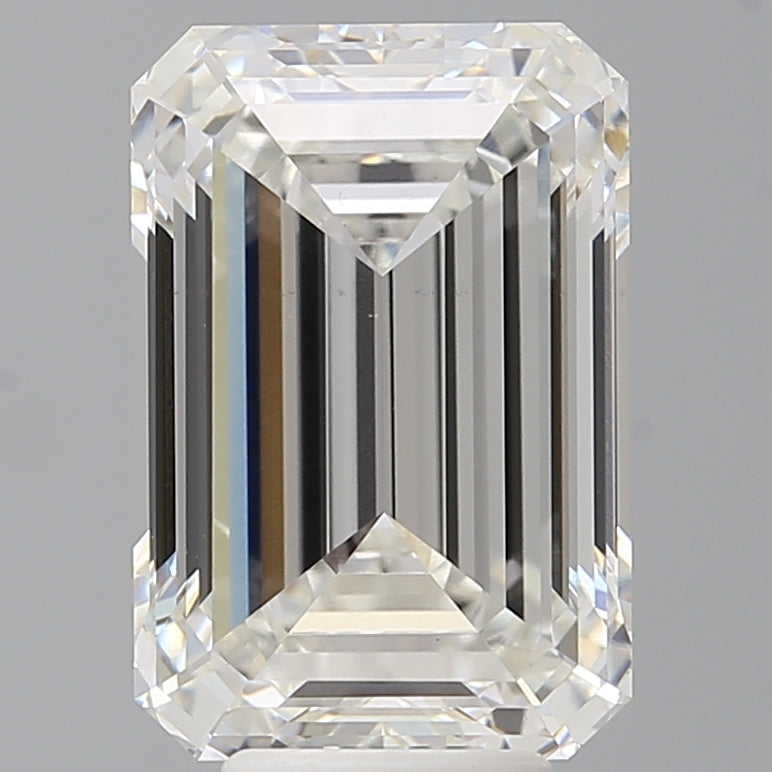 6.53 Carat Emerald Shaped, Ideal Cut, F Color, VS1 Clarity, IGI Certified Lab Grown Diamond