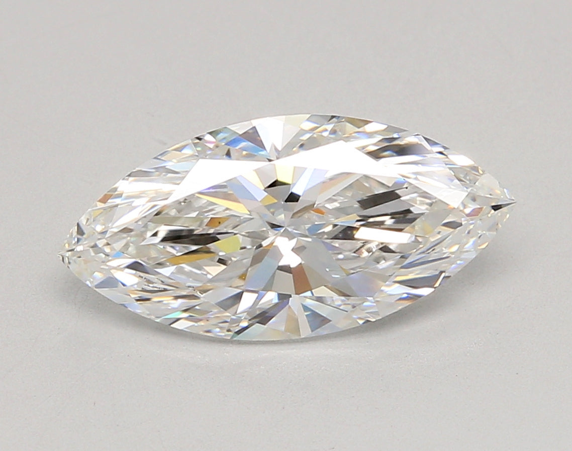 3.00 Carat Marquise Shaped, Ideal Cut, E Color, VS1 Clarity, IGI Certified Lab Grown Diamond