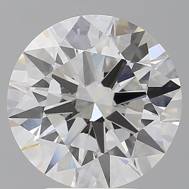 4.10 Carat Round Shaped, Ideal Cut, E Color, VVS2 Clarity, IGI Certified Lab Grown Diamond
