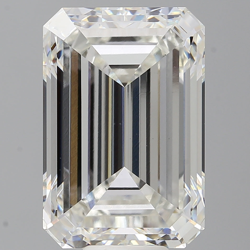 12.54 Carat Emerald Shaped, Very Good Cut, F Color, VS1 Clarity, IGI Certified Lab Grown Diamond