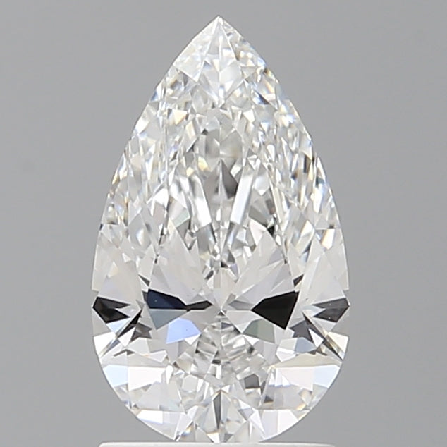 1.59 Carat Pear Shaped, Ideal Cut, D Color, VVS2 Clarity, IGI Certified Lab Grown Diamond