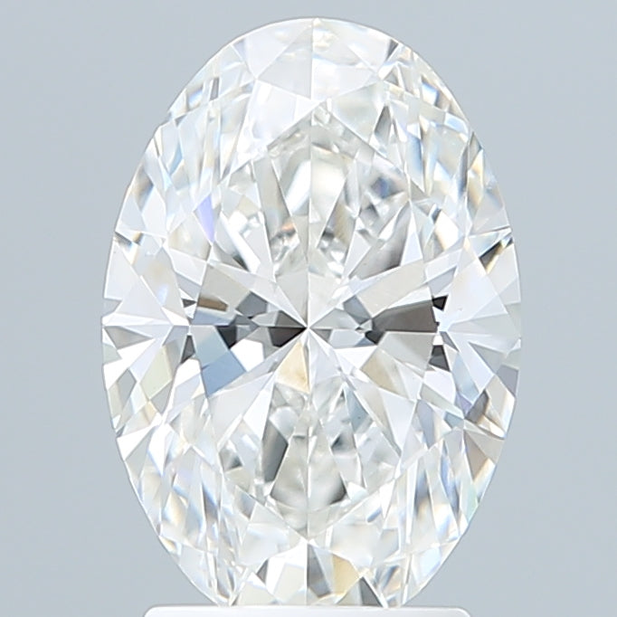 2.60 Carat Oval Shaped, Ideal Cut, F Color, VVS2 Clarity, IGI Certified Lab Grown Diamond