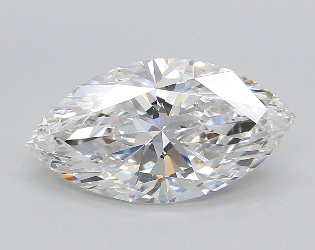 3.00 Carat Marquise Shaped, Ideal Cut, E Color, VVS1 Clarity, IGI Certified Lab Grown Diamond