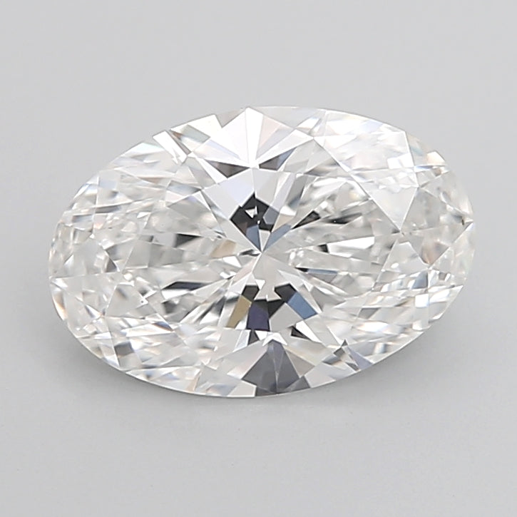 4.02 Carat Oval Shaped, Ideal Cut, E Color, VVS2 Clarity, IGI Certified Lab Grown Diamond