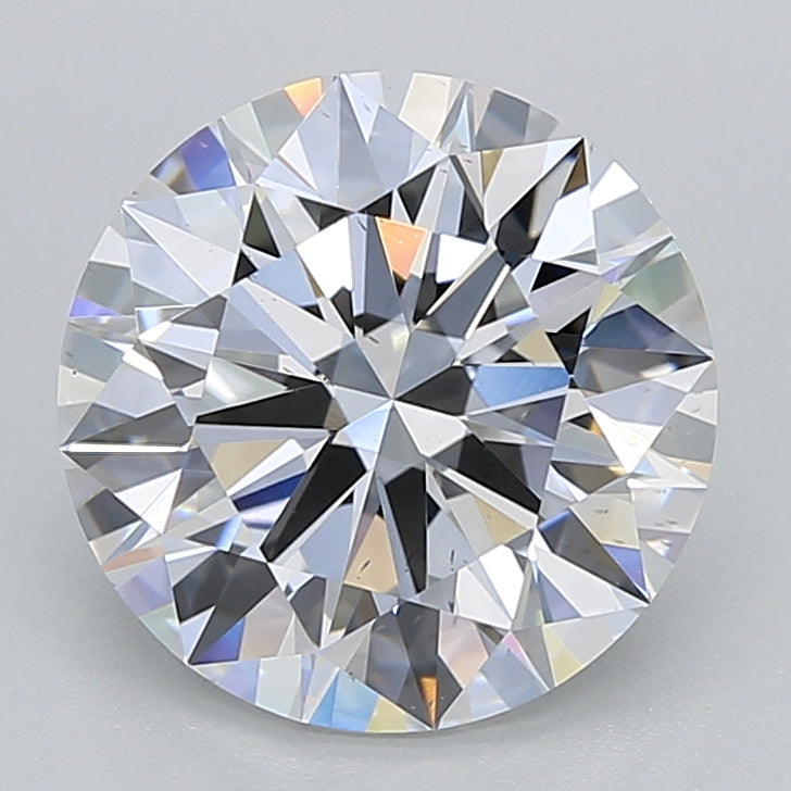 3.00 Carat Round Shaped, Ideal Cut, D Color, VS2 Clarity, IGI Certified Lab Grown Diamond