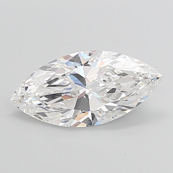 3.10 Carat Marquise Shaped, Ideal Cut, E Color, VVS2 Clarity, IGI Certified Lab Grown Diamond