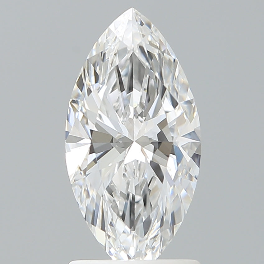 1.59 Carat Marquise Shaped, Ideal Cut, D Color, VVS2 Clarity, IGI Certified Lab Grown Diamond