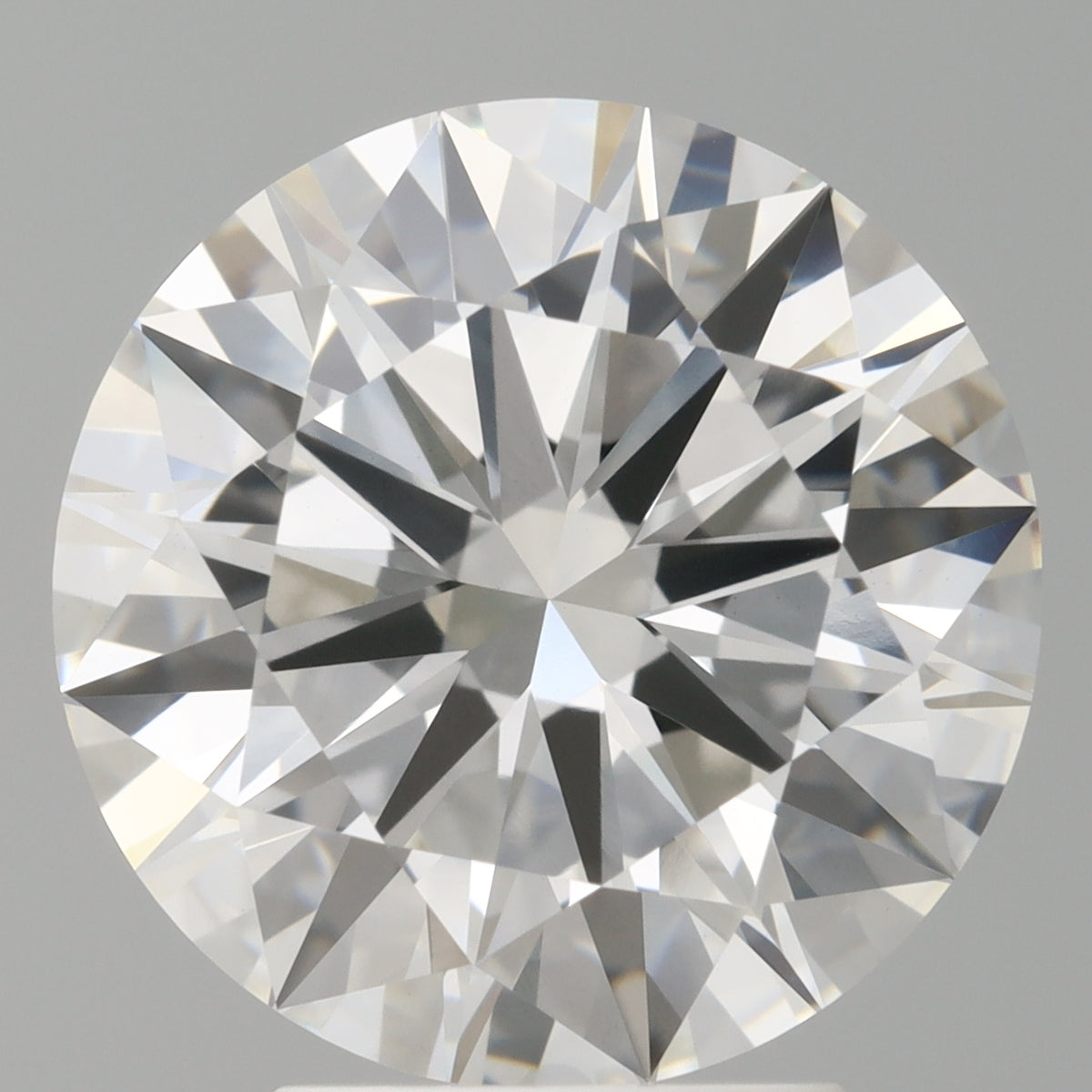 4.05 Carat Round Shaped, Ideal Cut, E Color, VVS2 Clarity, IGI Certified Lab Grown Diamond