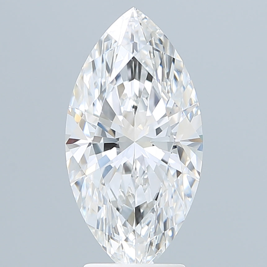 3.60 Carat Marquise Shaped, Excellent Cut, E Color, VVS2 Clarity, IGI Certified Lab Grown Diamond