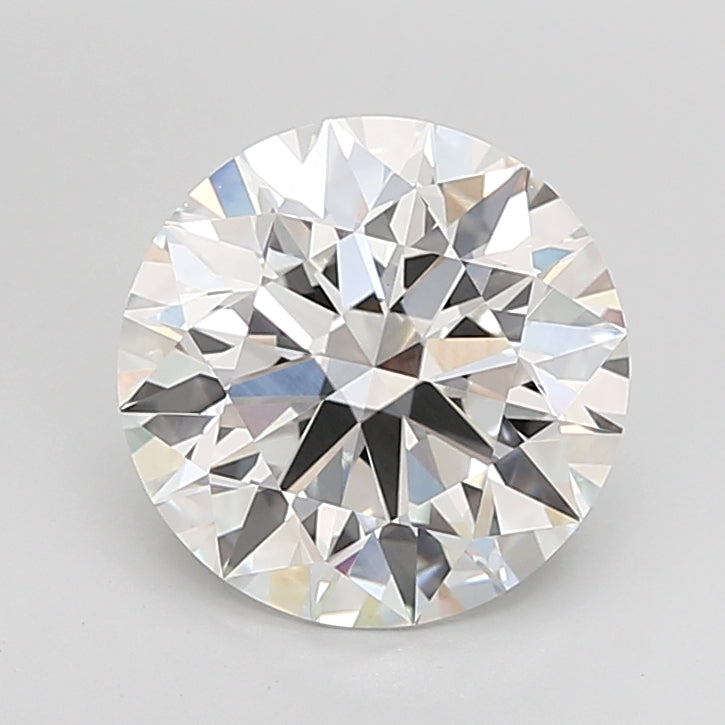5.05 Carat Round Shaped, Ideal Cut, F Color, VVS2 Clarity, IGI Certified Lab Grown Diamond