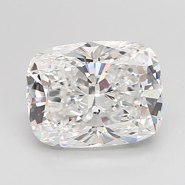 2.83 Carat Cushion Shaped, Ideal Cut, D Color, VVS2 Clarity, IGI Certified Lab Grown Diamond