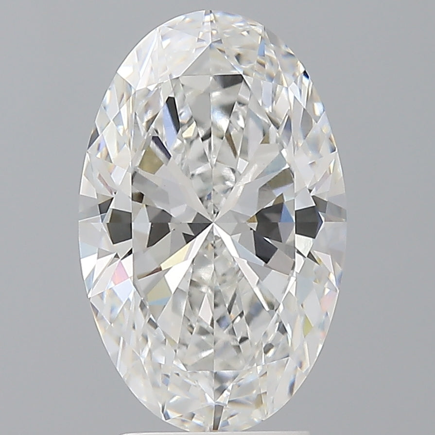 3.56 Carat Oval Shaped, Ideal Cut, E Color, VVS2 Clarity, IGI Certified Lab Grown Diamond