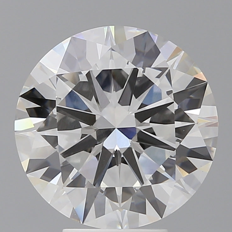 5.55 Carat Round Shaped, Excellent Cut, E Color, VVS2 Clarity, IGI Certified Lab Grown Diamond
