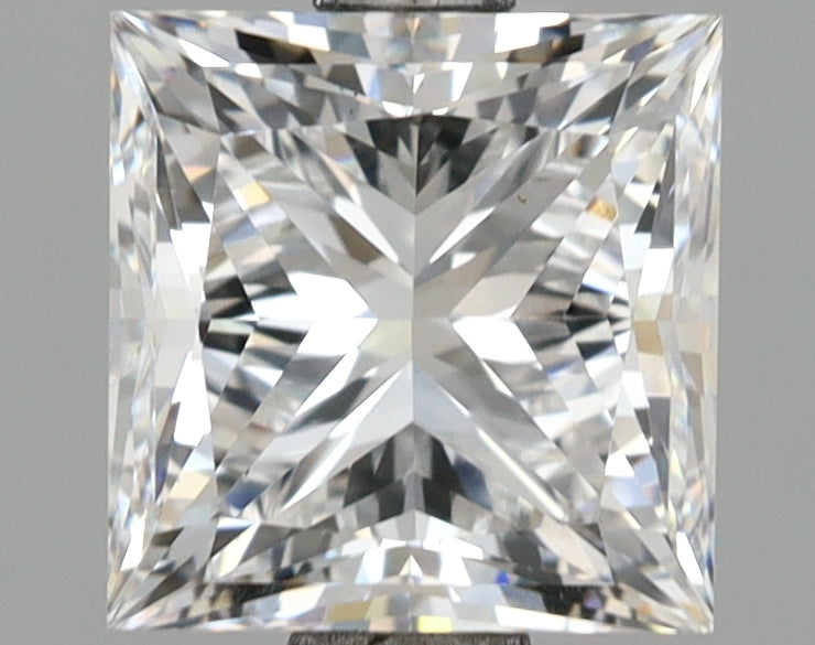 2.02 Carat Princess Shaped, Excellent Cut, D Color, VS1 Clarity, IGI Certified Lab Grown Diamond