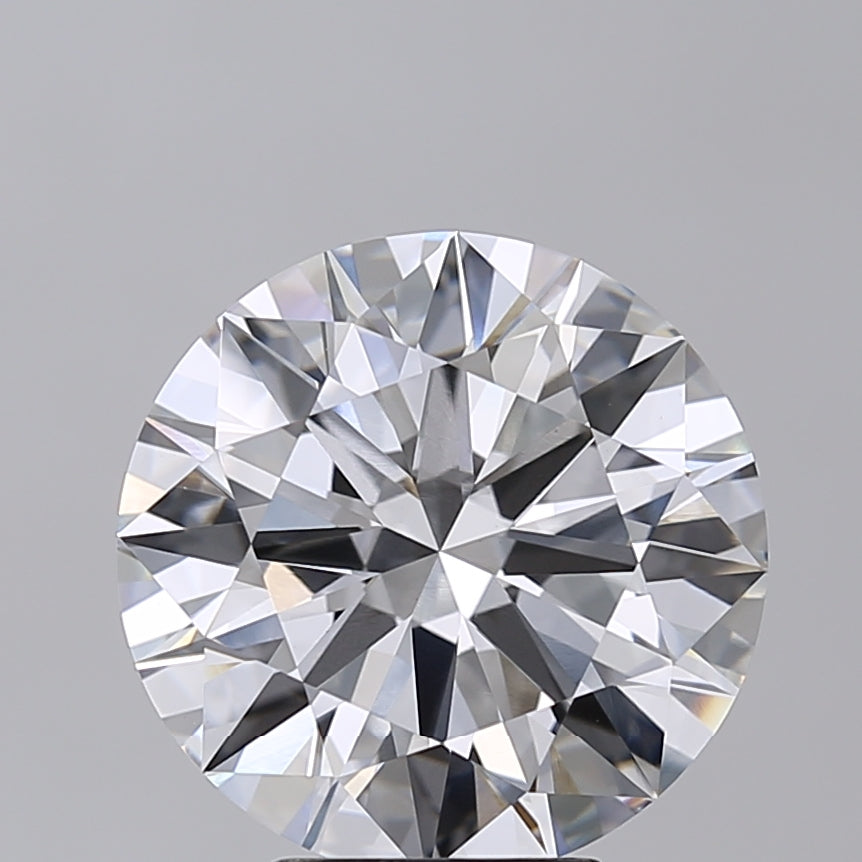 5.52 Carat Round Shaped, Ideal Cut, F Color, VVS2 Clarity, IGI Certified Lab Grown Diamond