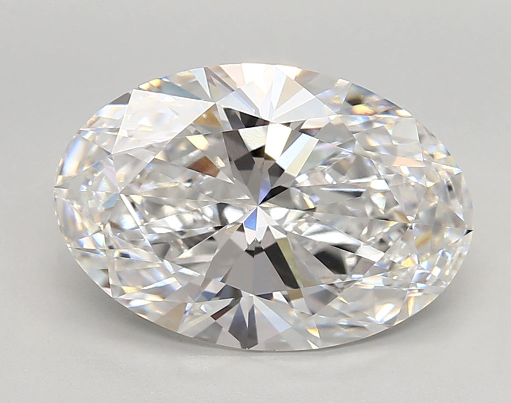 4.30 Carat Oval Shaped, Very Good Cut, D Color, VVS1 Clarity, IGI Certified Lab Grown Diamond