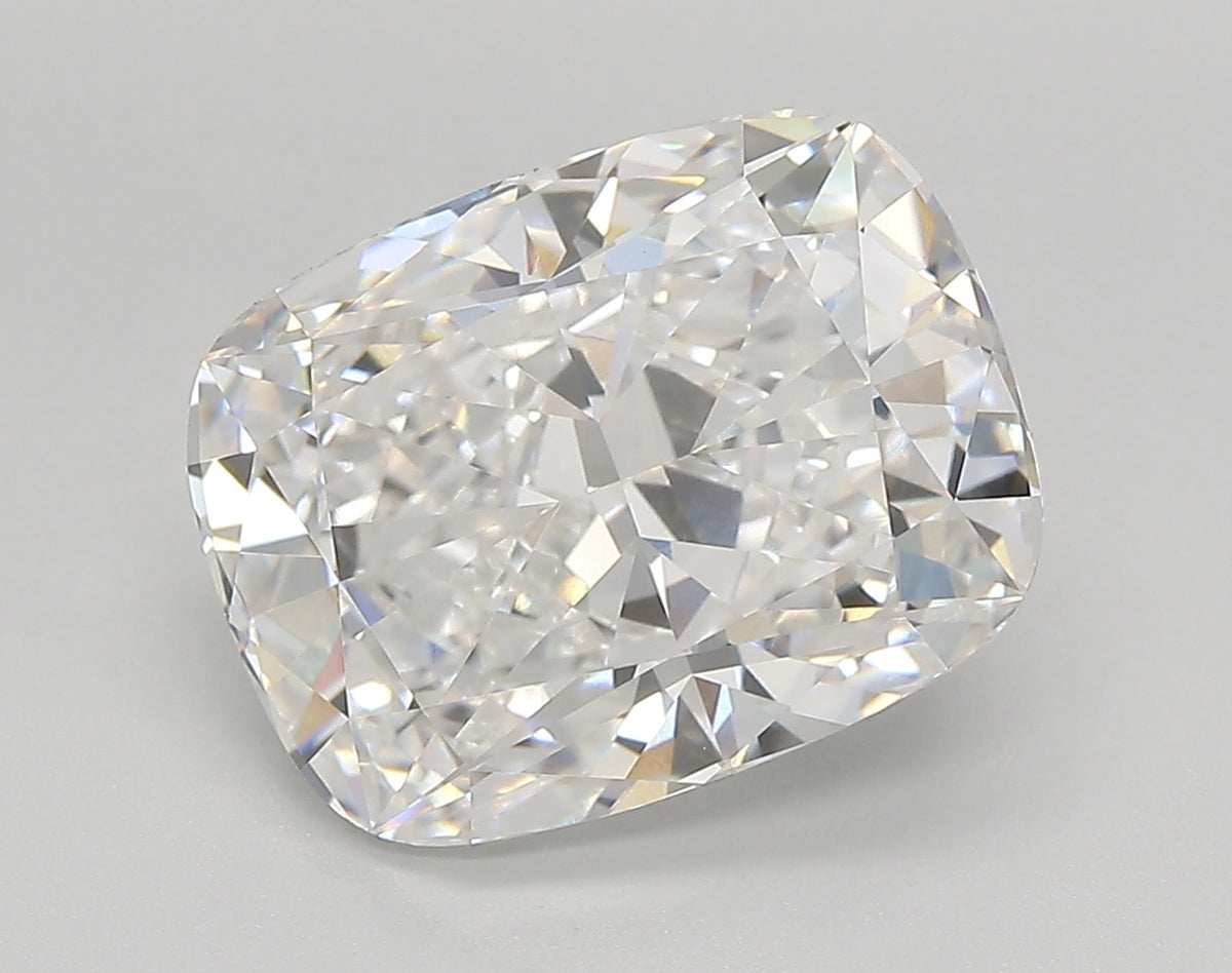 4.63 Carat Cushion Shaped, Very Good Cut, E Color, VVS2 Clarity, IGI Certified Lab Grown Diamond