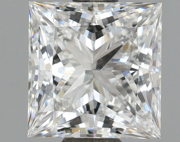1.52 Carat Princess Shaped, Excellent Cut, D Color, VVS2 Clarity, IGI Certified Lab Grown Diamond