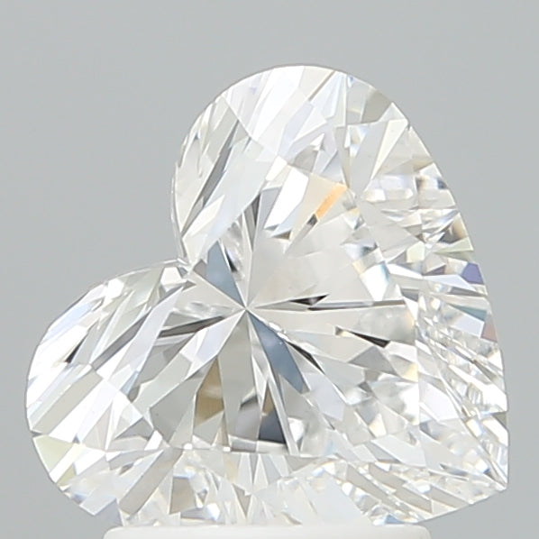 2.25 Carat Heart Shaped, Ideal Cut, D Color, VVS2 Clarity, IGI Certified Lab Grown Diamond