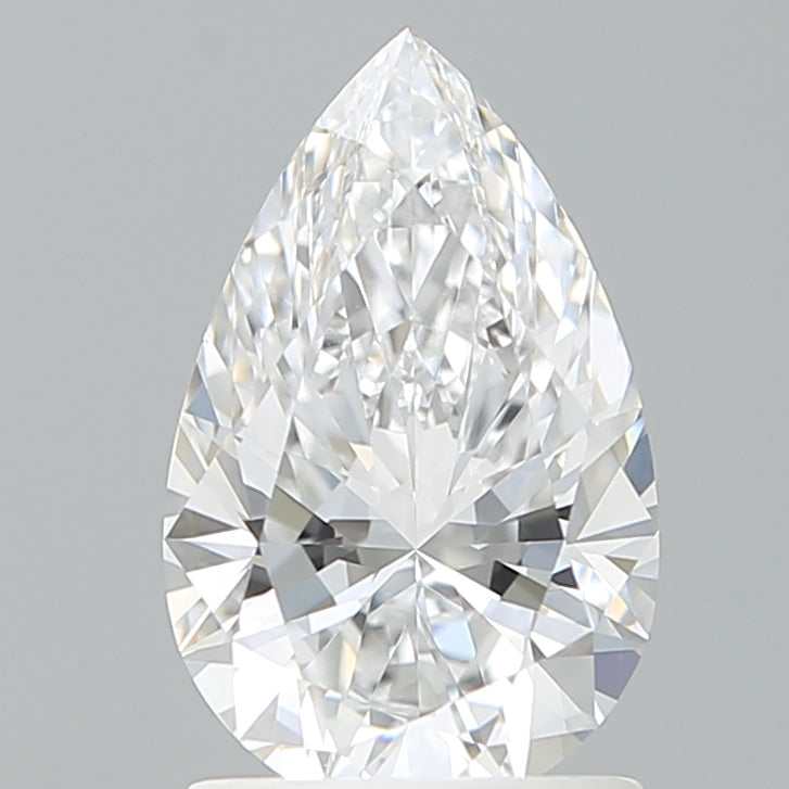 1.51 Carat Pear Shaped, Ideal Cut, D Color, VVS2 Clarity, IGI Certified Lab Grown Diamond
