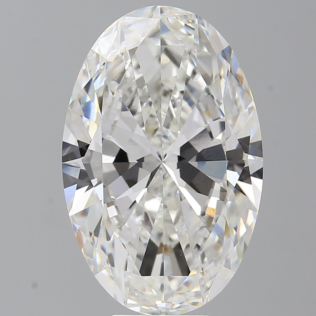 10.03 Carat Oval Shaped, Ideal Cut, F Color, VVS2 Clarity, IGI Certified Lab Grown Diamond