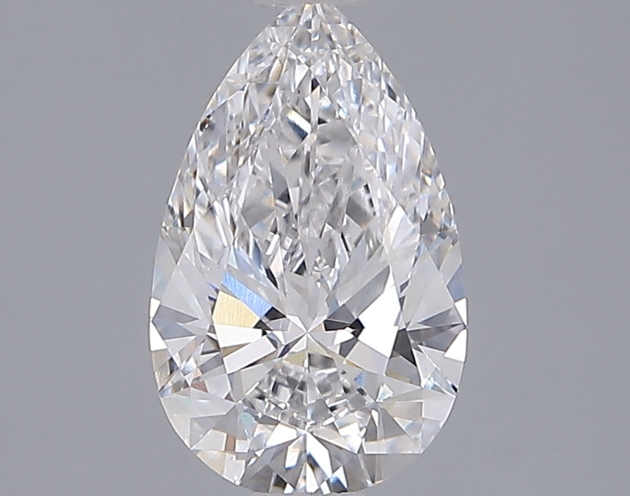 1.55 Carat Pear Shaped, Ideal Cut, E Color, VVS2 Clarity, IGI Certified Lab Grown Diamond