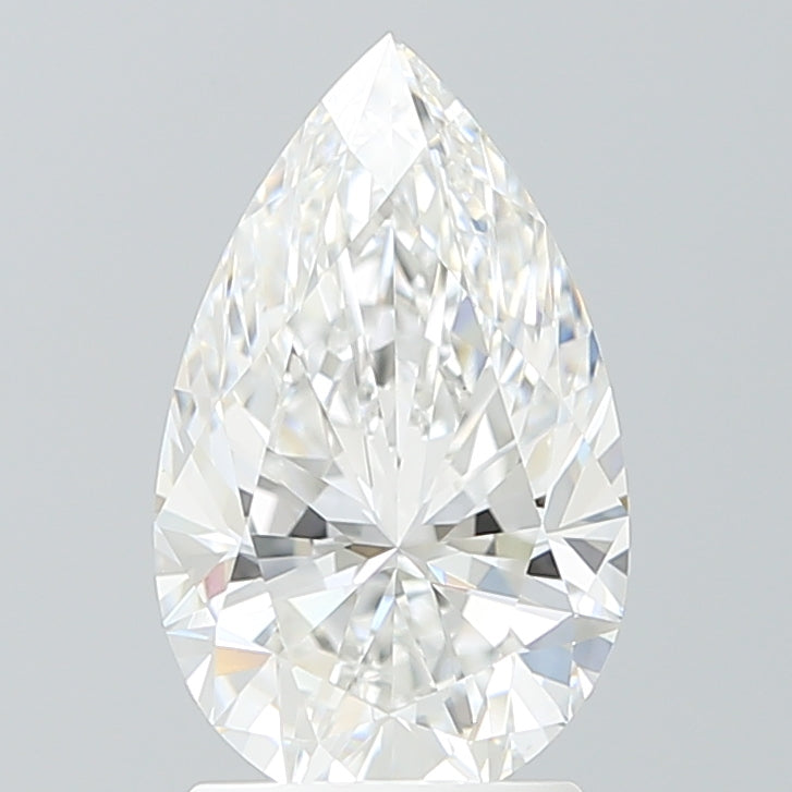 2.28 Carat Pear Shaped, Excellent Cut, E Color, VVS2 Clarity, IGI Certified Lab Grown Diamond