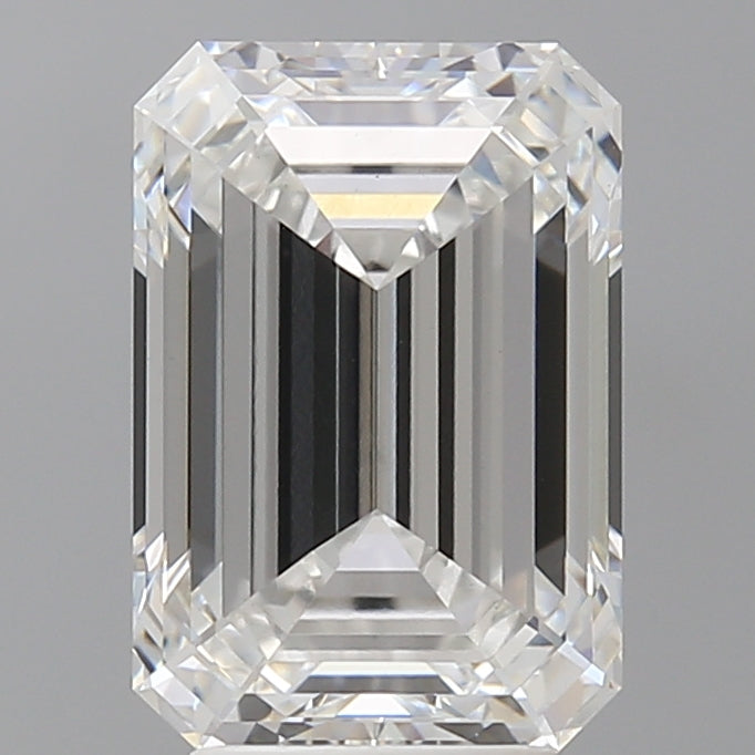 4.59 Carat Emerald Shaped, Ideal Cut, E Color, VS1 Clarity, IGI Certified Lab Grown Diamond