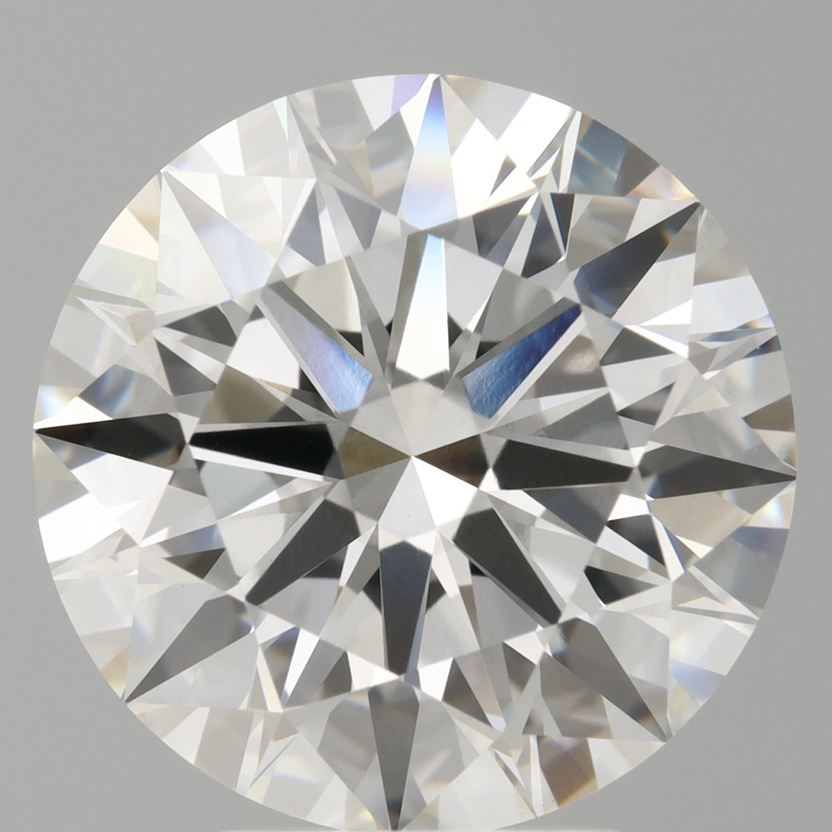 5.09 Carat Round Shaped, Ideal Cut, F Color, VS1 Clarity, IGI Certified Lab Grown Diamond