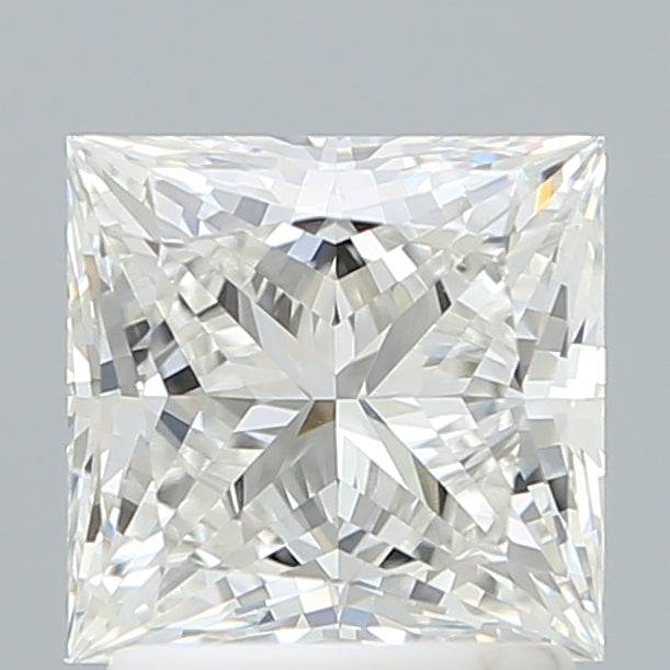 1.84 Carat Princess Shaped, Ideal Cut, F Color, VVS2 Clarity, IGI Certified Lab Grown Diamond