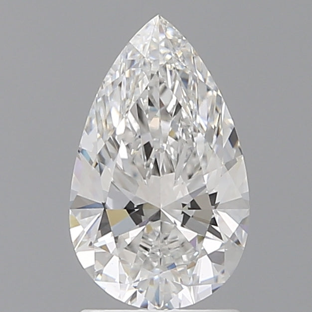 1.54 Carat Pear Shaped, Ideal Cut, E Color, VVS2 Clarity, IGI Certified Lab Grown Diamond
