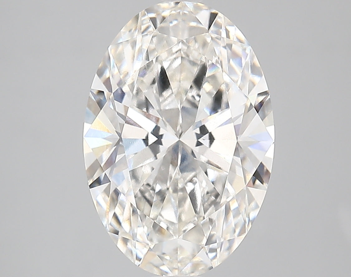 4.13 Carat Oval Shaped, Very Good Cut, G Color, VVS2 Clarity, IGI Certified Lab Grown Diamond