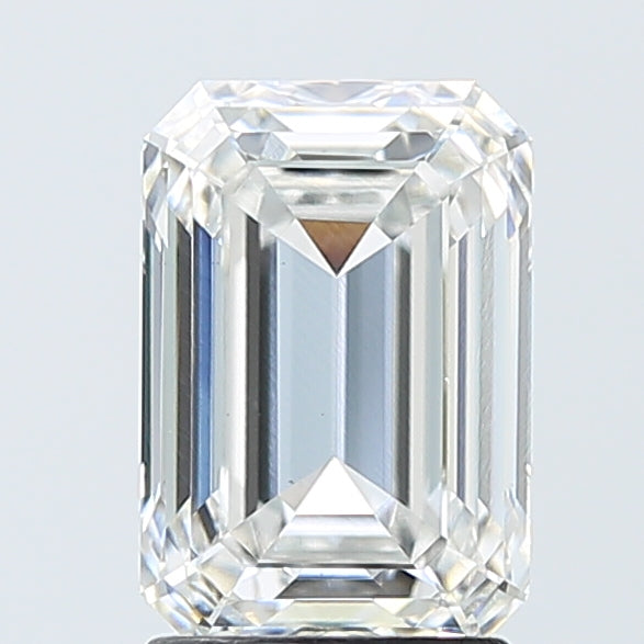 2.51 Carat Emerald Shaped, Ideal Cut, E Color, VS1 Clarity, IGI Certified Lab Grown Diamond