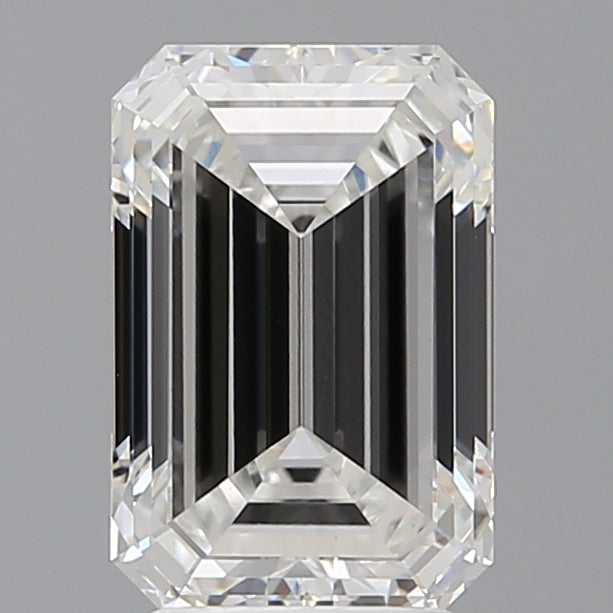 3.03 Carat Emerald Shaped, Excellent Cut, F Color, VVS2 Clarity, IGI Certified Lab Grown Diamond