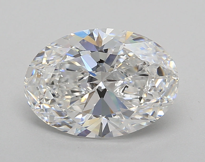 2.01 Carat Oval Shaped, Excellent Cut, D Color, VVS2 Clarity, IGI Certified Lab Grown Diamond