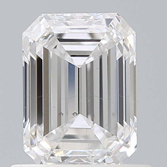 0.97 Carat Emerald Shaped, Ideal Cut, E Color, VS2 Clarity, IGI Certified Lab Grown Diamond