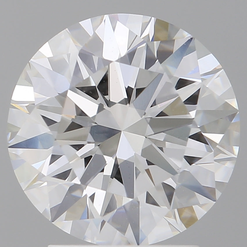3.00 Carat Round Shaped, Ideal Cut, E Color, VVS2 Clarity, IGI Certified Lab Grown Diamond