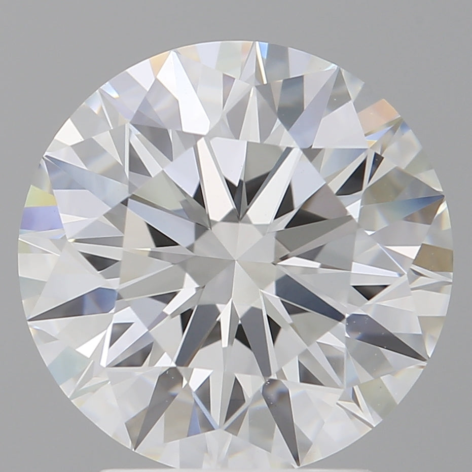 3.09 Carat Round Shaped, Ideal Cut, E Color, VVS2 Clarity, IGI Certified Lab Grown Diamond