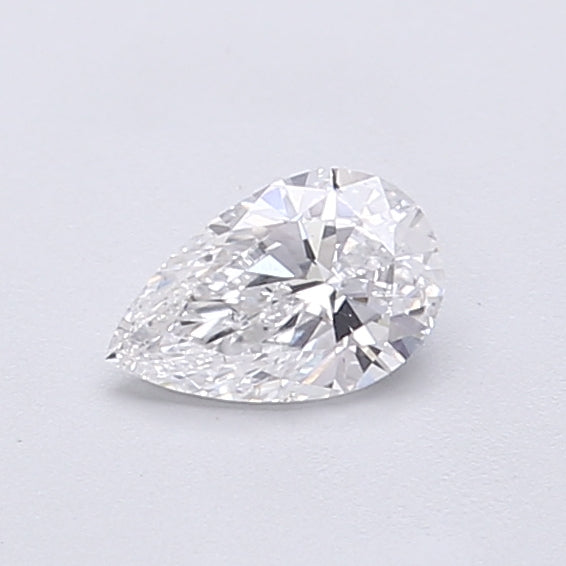 0.32 Carat Pear Shaped, Very Good Cut, D Color, VS2 Clarity, IGI Certified Lab Grown Diamond