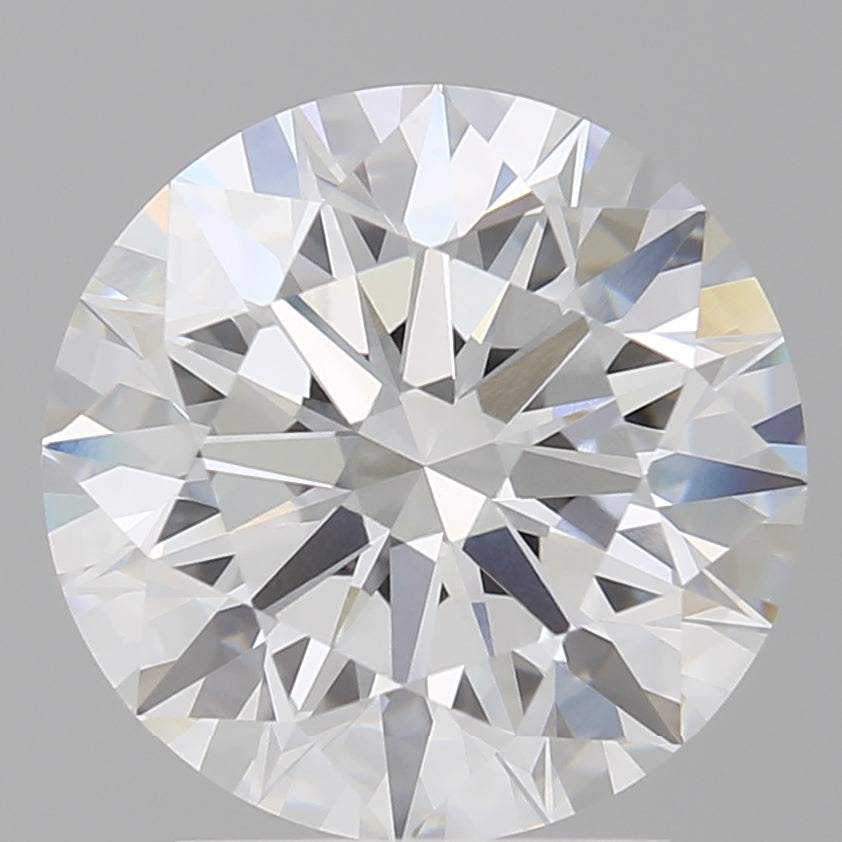 3.02 Carat Round Shaped, Ideal Cut, E Color, VVS2 Clarity, IGI Certified Lab Grown Diamond