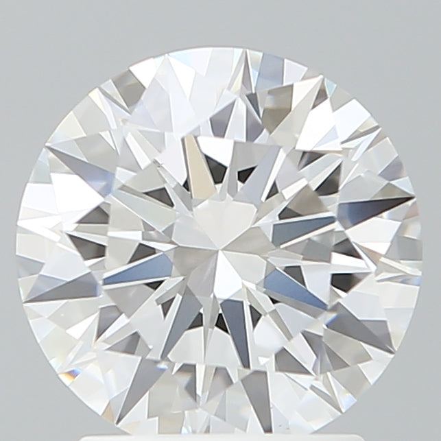 2.10 Carat Round Shaped, Ideal Cut, E Color, VVS2 Clarity, IGI Certified Lab Grown Diamond
