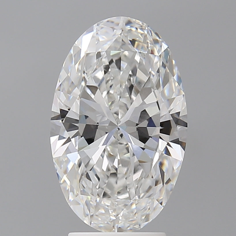3.55 Carat Oval Shaped, Ideal Cut, D Color, VS1 Clarity, IGI Certified Lab Grown Diamond