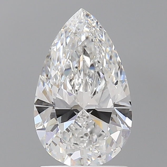 1.59 Carat Pear Shaped, Ideal Cut, E Color, VS1 Clarity, IGI Certified Lab Grown Diamond