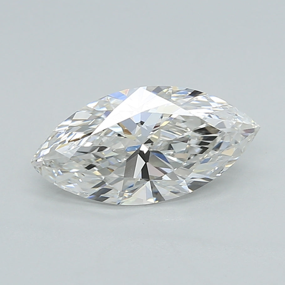 1.25 Carat Marquise Shaped, Ideal Cut, F Color, VVS1 Clarity, IGI Certified Lab Grown Diamond