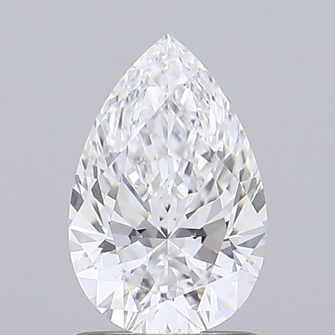 1.05 Carat Pear Shaped, Ideal Cut, E Color, VVS2 Clarity, IGI Certified Lab Grown Diamond
